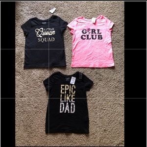 TCP Toddler Girl Tee’s Size 5T NEW!